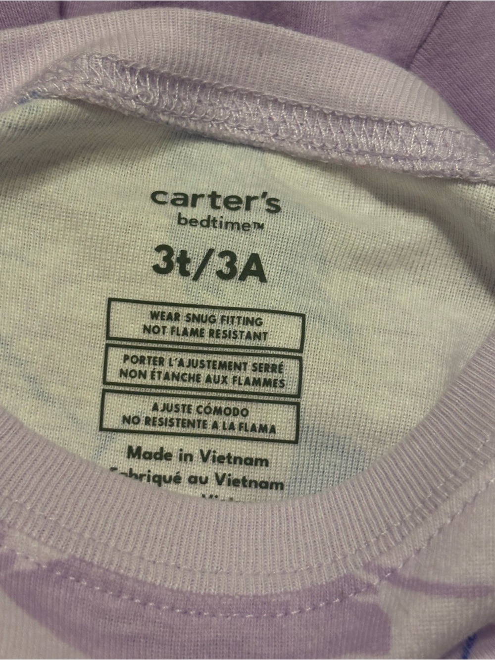 Carter’s Unicorn Pajama Bundle - 4 Pieces - Picture 4 of 4